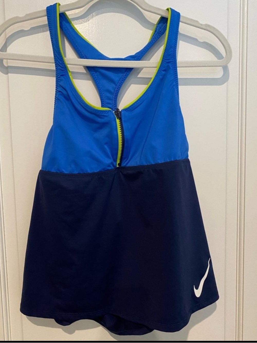 Nike Racerback Athletic Swim Tankini Large